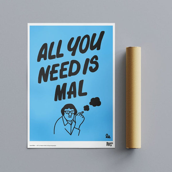 Captain Cyan Poster All You Need is Mal | Leon Edler | Poster