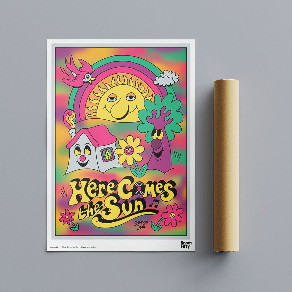 Captain Cyan Poster Here Comes The Sun | Jango Jim | Poster