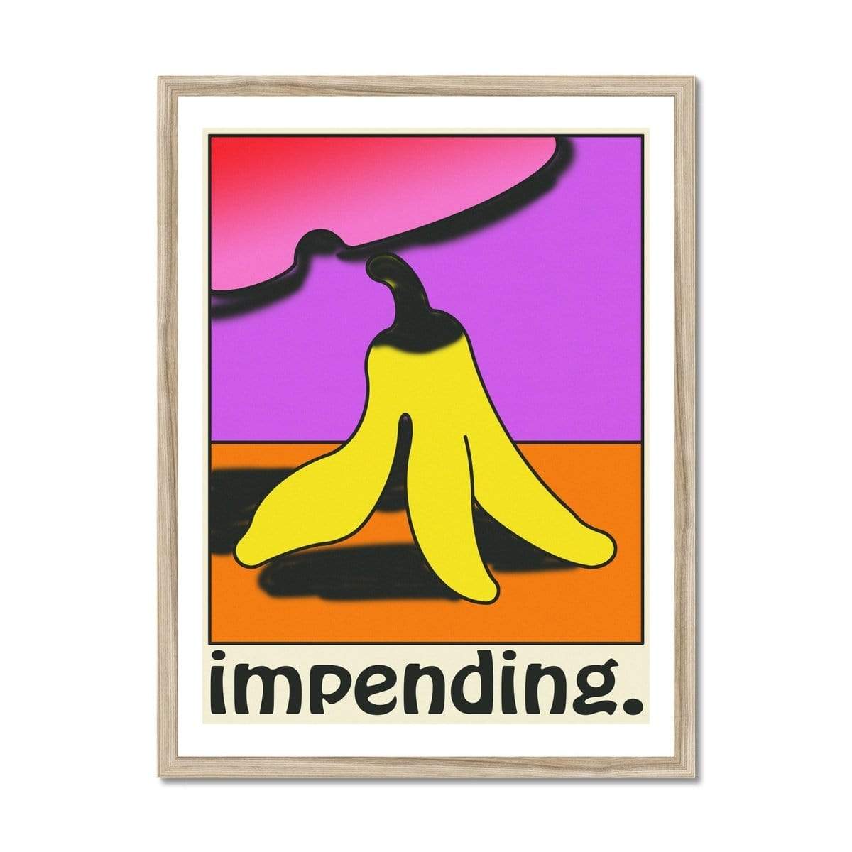 Prodigi Fine art 12"x16" / Natural Frame Fran Caballero | Impending