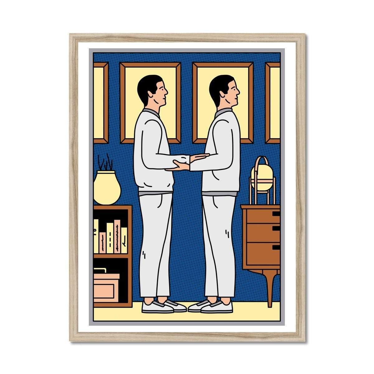 Prodigi Fine art 18"x24" / Natural Frame Albert Tercero | Face To Face