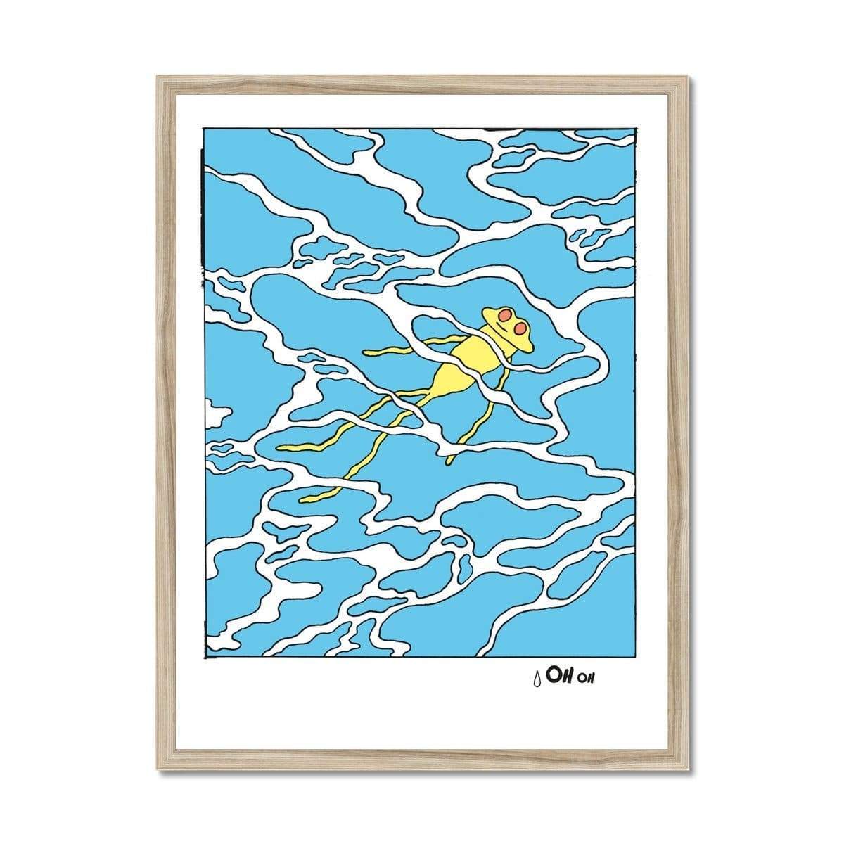 Prodigi Fine art 18"x24" / Natural Frame Anna Haifisch | Pool