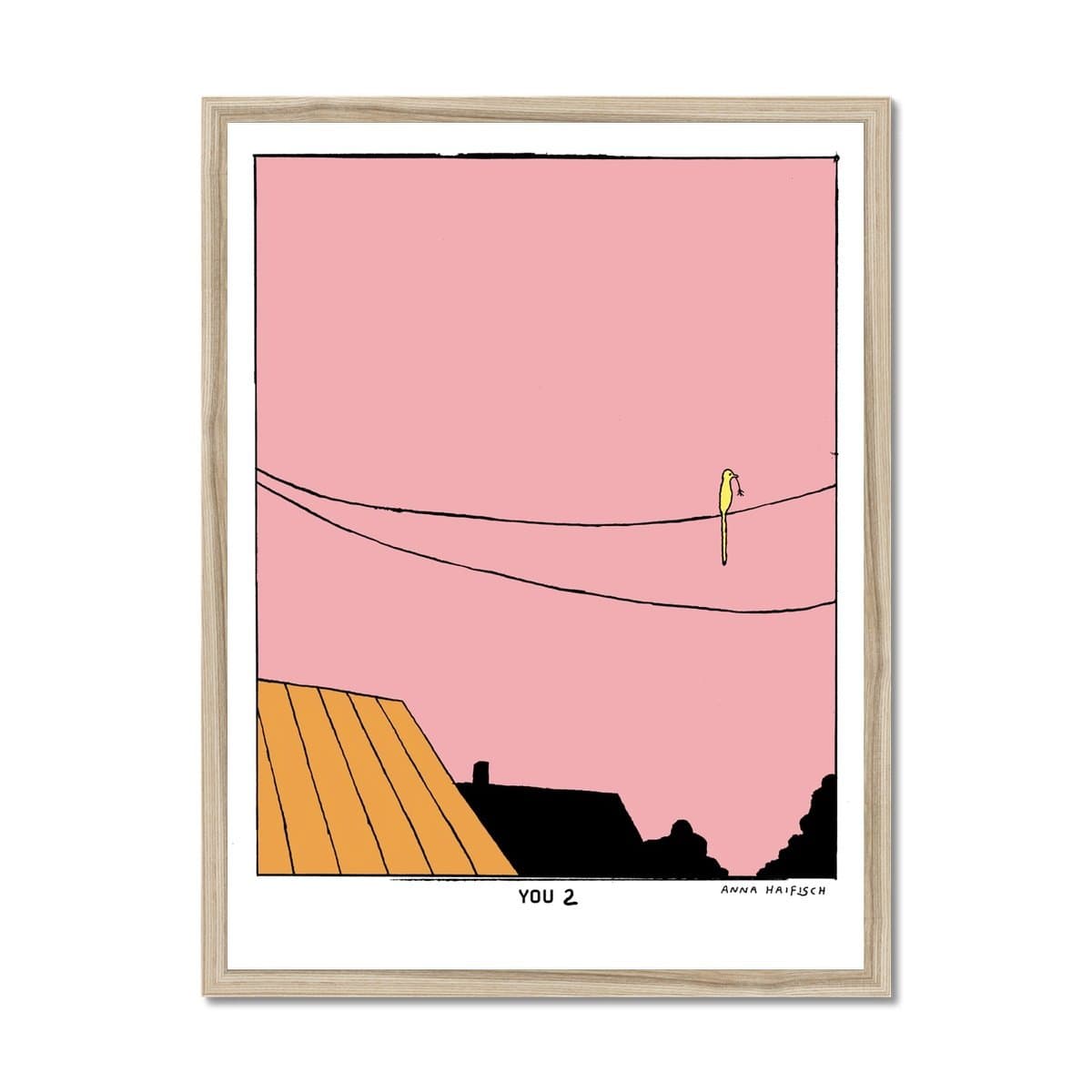 Prodigi Fine art 18"x24" / Natural Frame Anna Haifisch | You 2