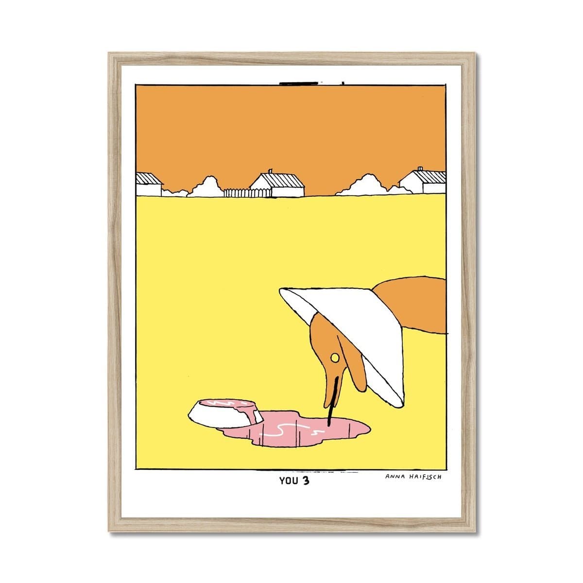 Prodigi Fine art 18"x24" / Natural Frame Anna Haifisch | You 3