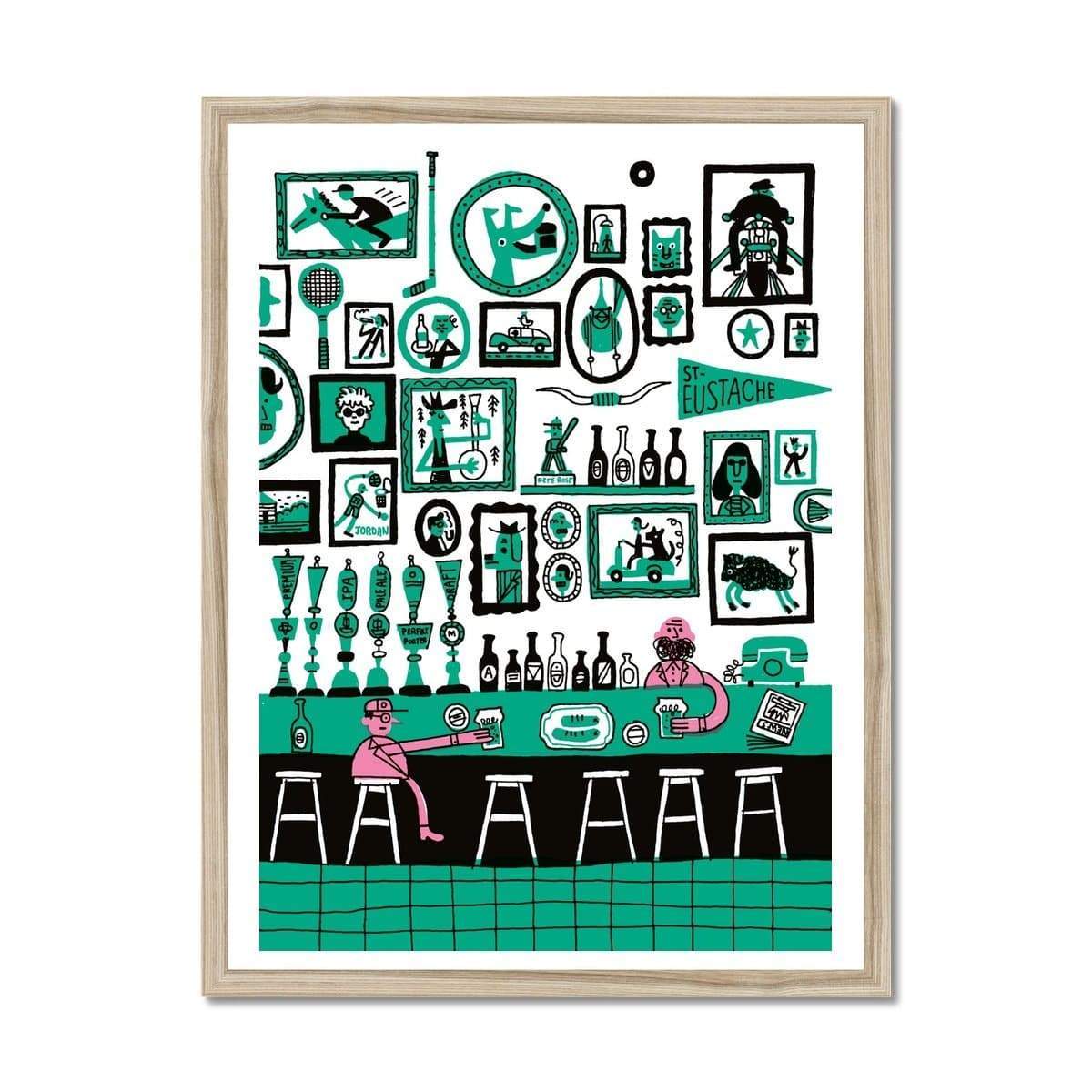 Prodigi Fine art 18"x24" / Natural Frame Benoit Tardif | Mr Champagne