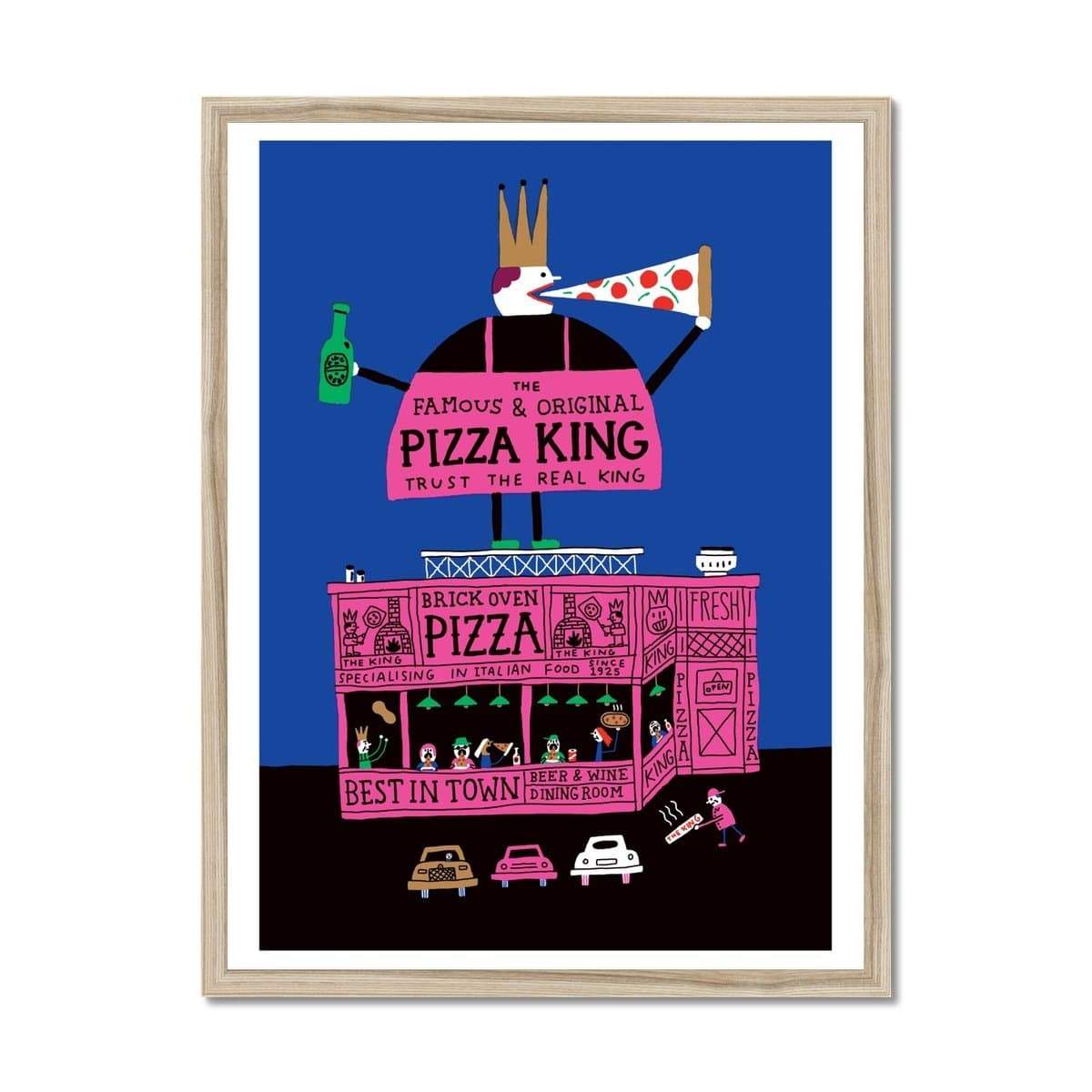 Prodigi Fine art 18"x24" / Natural Frame Benoit Tardif | Pizza King 01