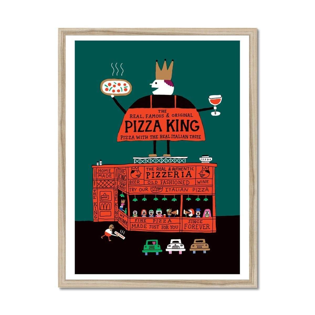 Prodigi Fine art 18"x24" / Natural Frame Benoit Tardif | Pizza King 03