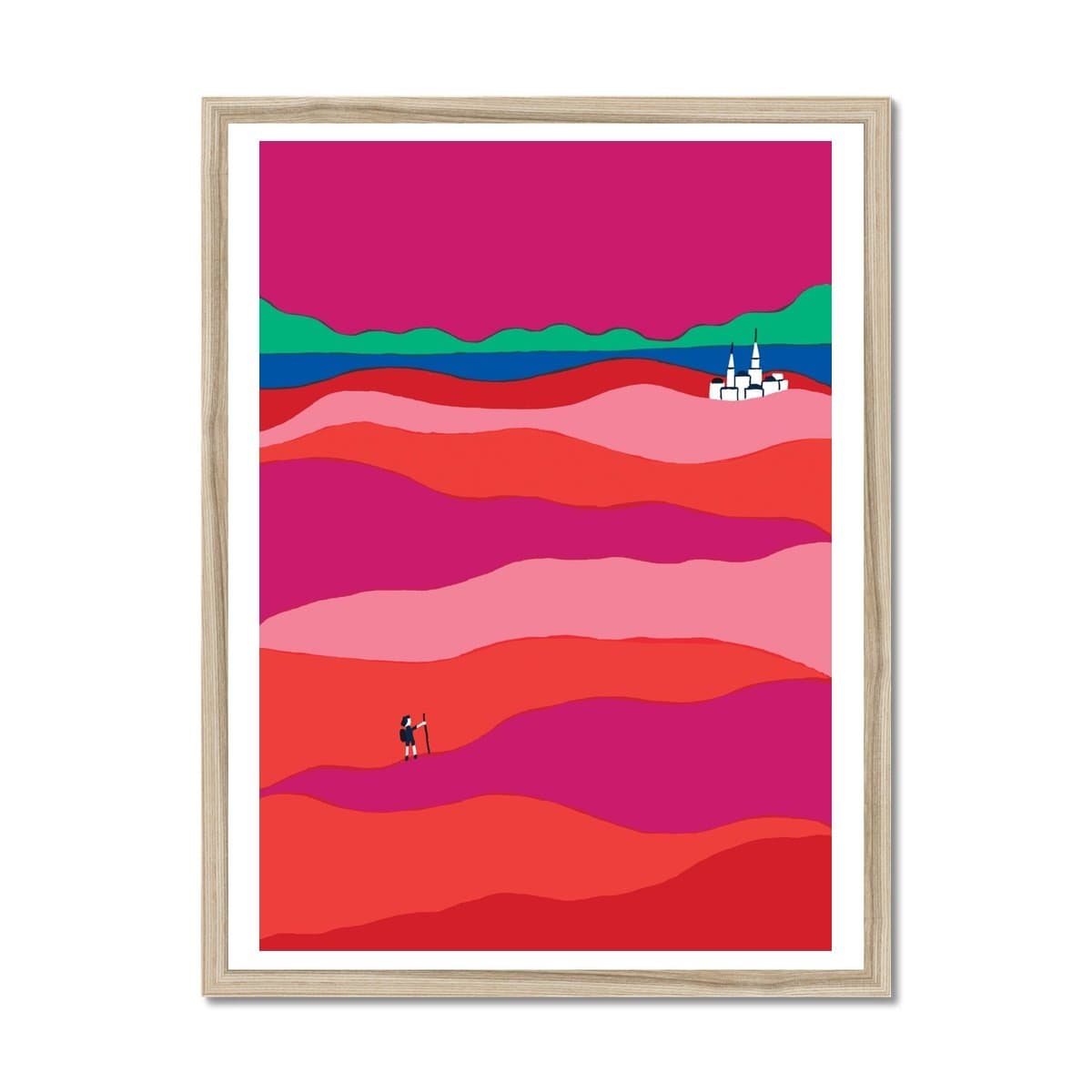 Prodigi Fine art 18"x24" / Natural Frame Benoit Tardif | Walk