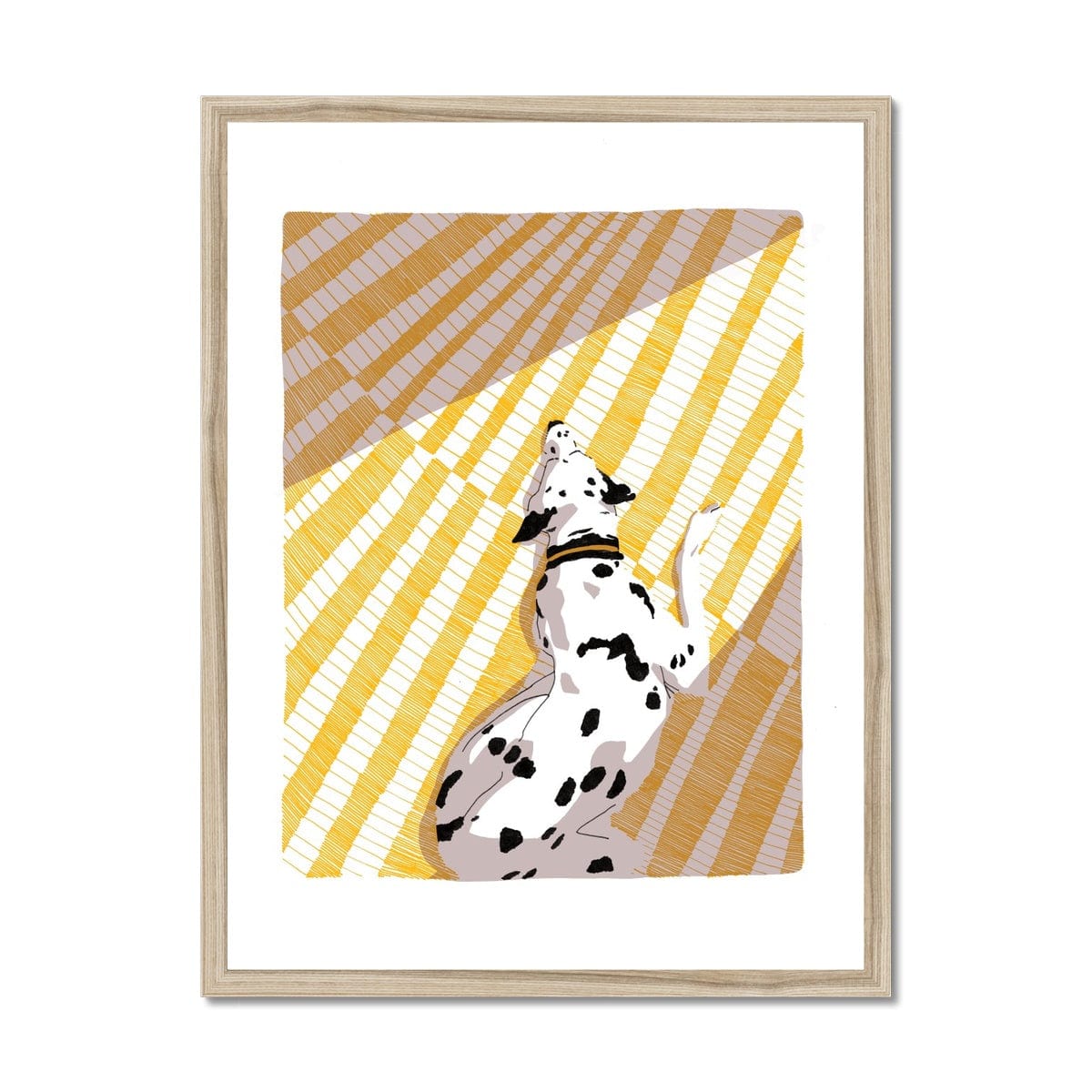 Prodigi Fine art 18"x24" / Natural Frame Blanca Framed Print