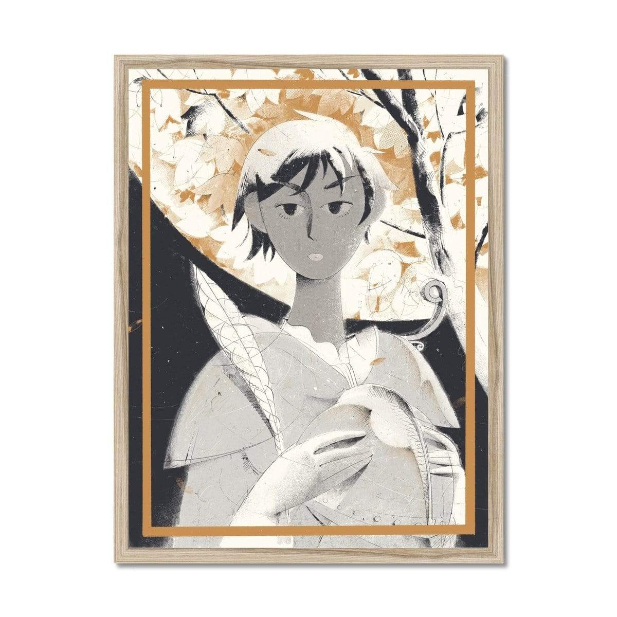 Prodigi Fine art 18"x24" / Natural Frame Casca Framed Print