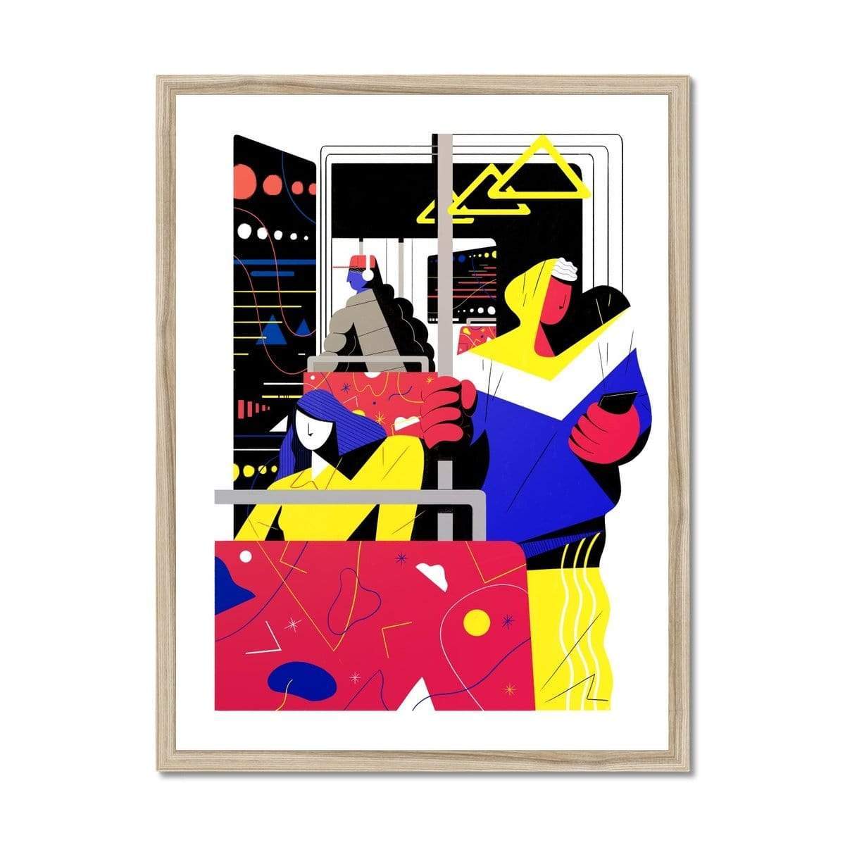 Prodigi Fine art 18"x24" / Natural Frame Cathal Duane | Regular Journey of Some Distance