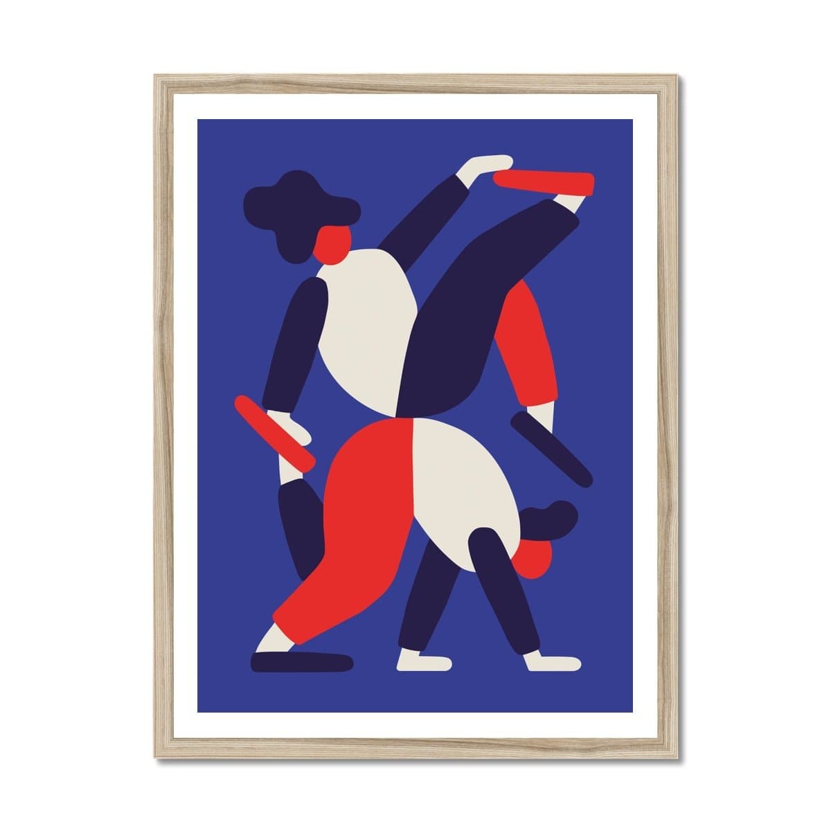 Prodigi Fine art 18"x24" / Natural Frame Cecile Gariepy | Acrobats