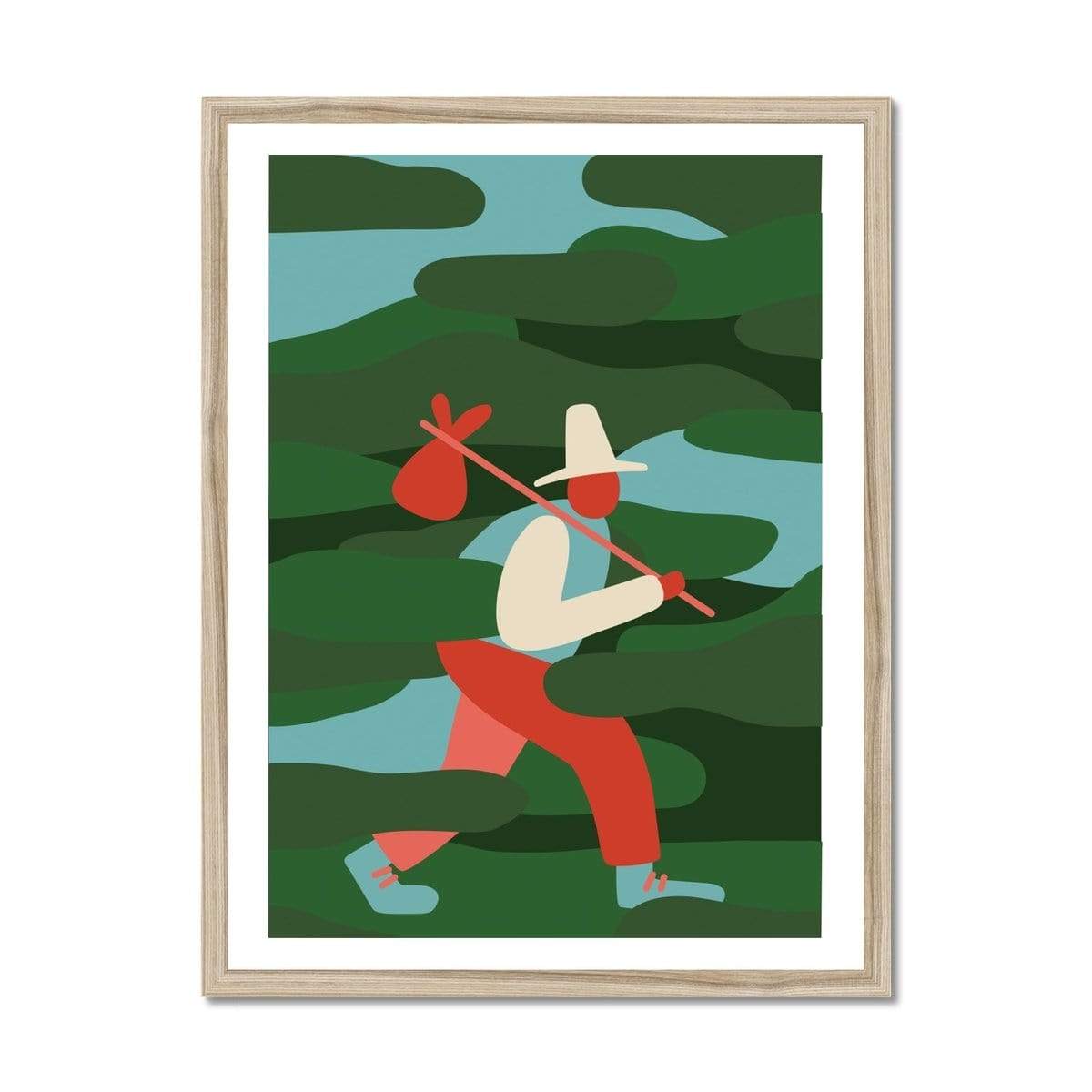 Prodigi Fine art 18"x24" / Natural Frame Cecile Gariepy | Goodbye