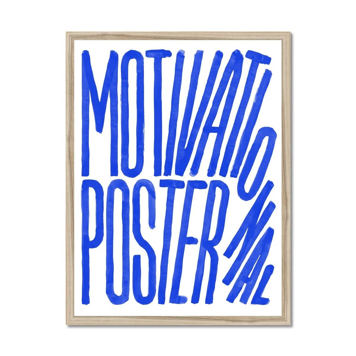 Prodigi Fine art 18"x24" / Natural Frame Chris Clarke | Motivational Poster