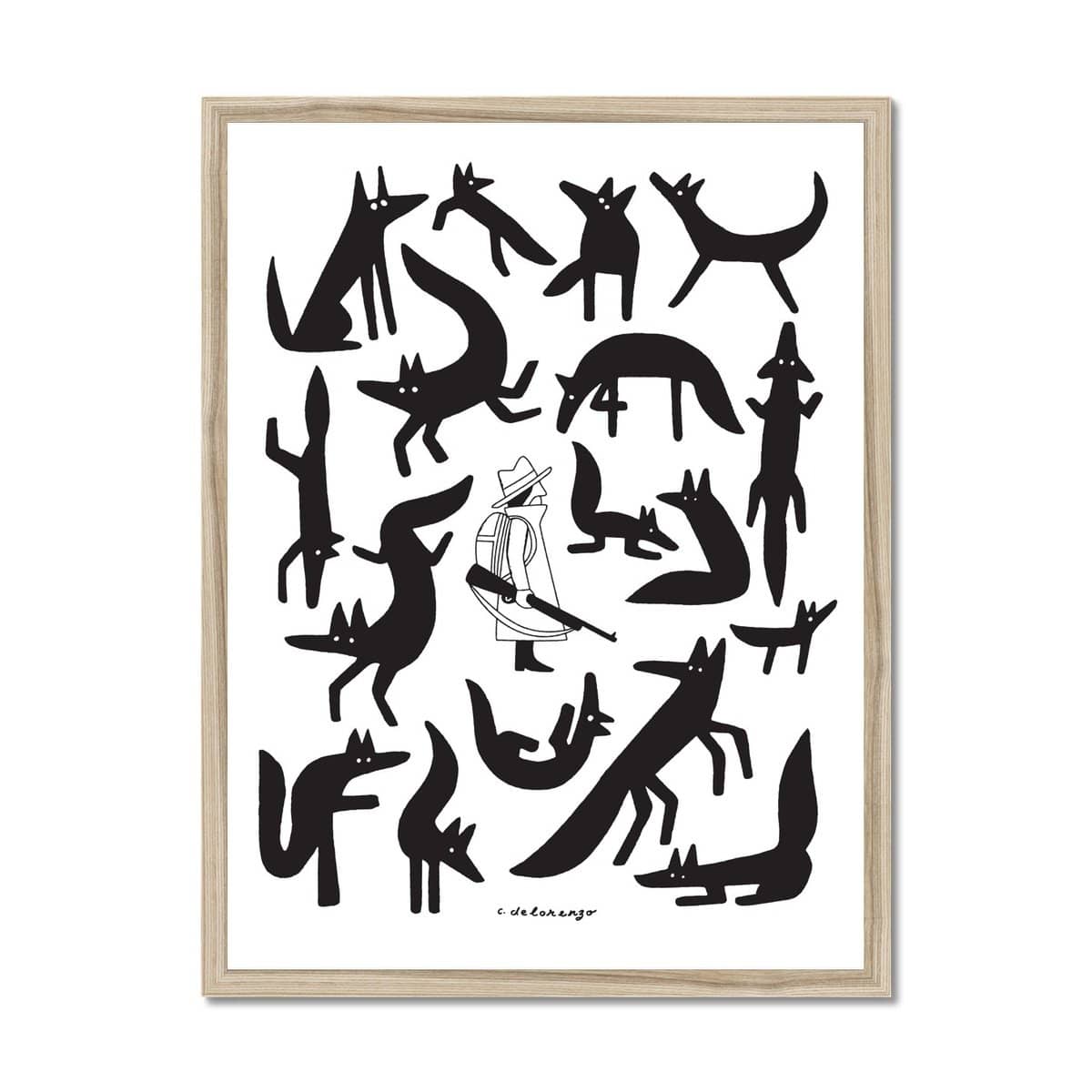 Prodigi Fine art 18"x24" / Natural Frame Christopher DeLorenzo | The Hunter