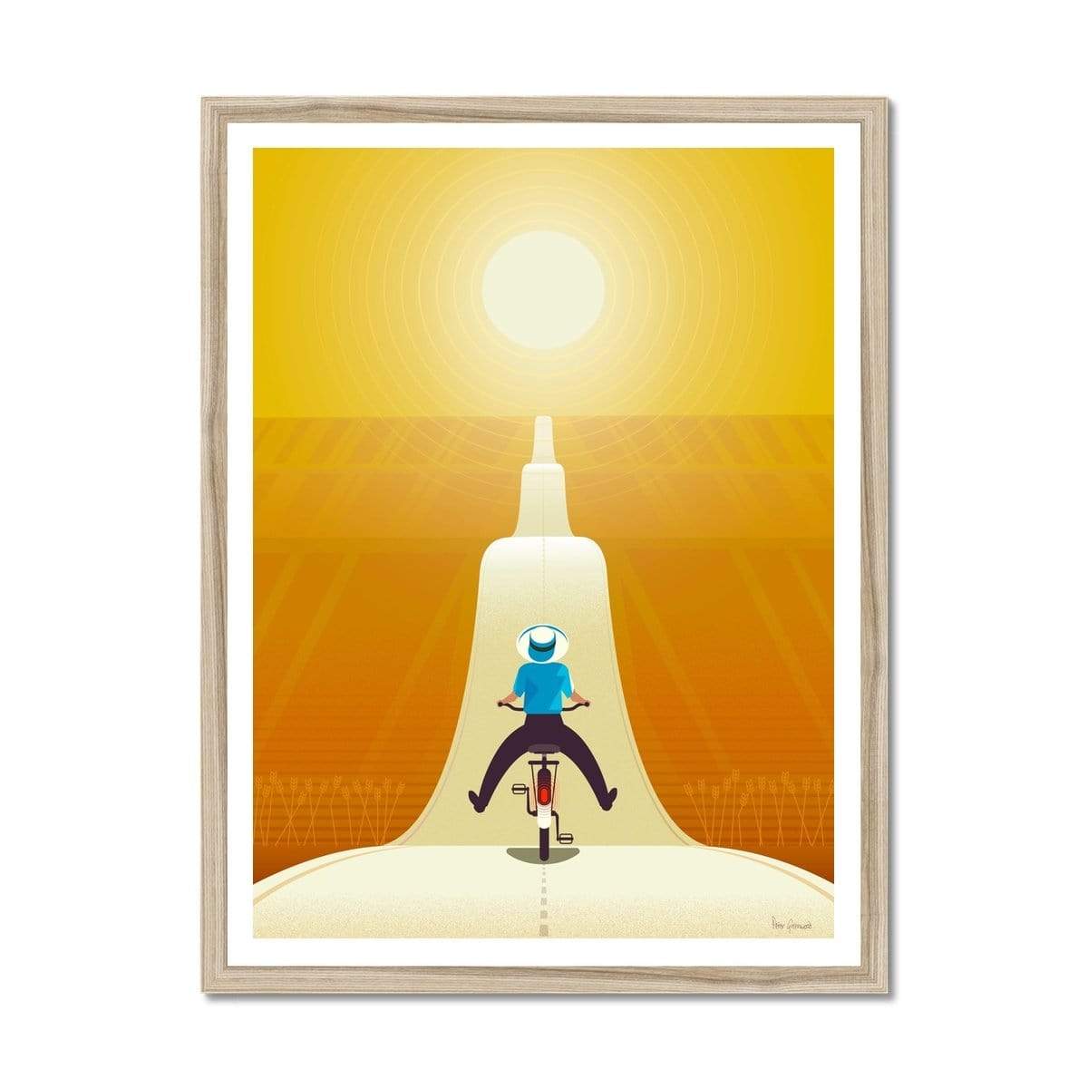 Prodigi Fine art 18"x24" / Natural Frame Climate is Everything Framed Print