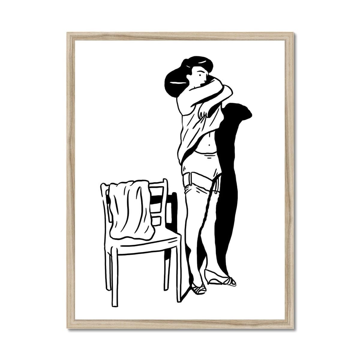 Prodigi Fine art 18"x24" / Natural Frame Cloé Bourguignon | Je N'ai Rien à Vous Cacher