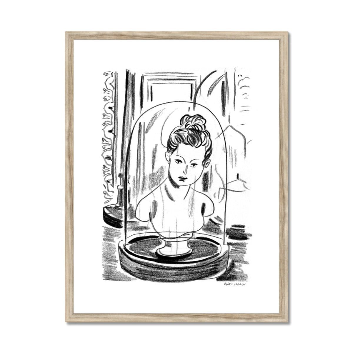 Prodigi Fine art 18"x24" / Natural Frame Edith Carron | Daydream