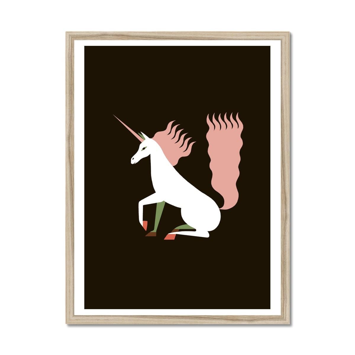 Prodigi Fine art 18"x24" / Natural Frame Eleni Kalorkoti | Unicorn