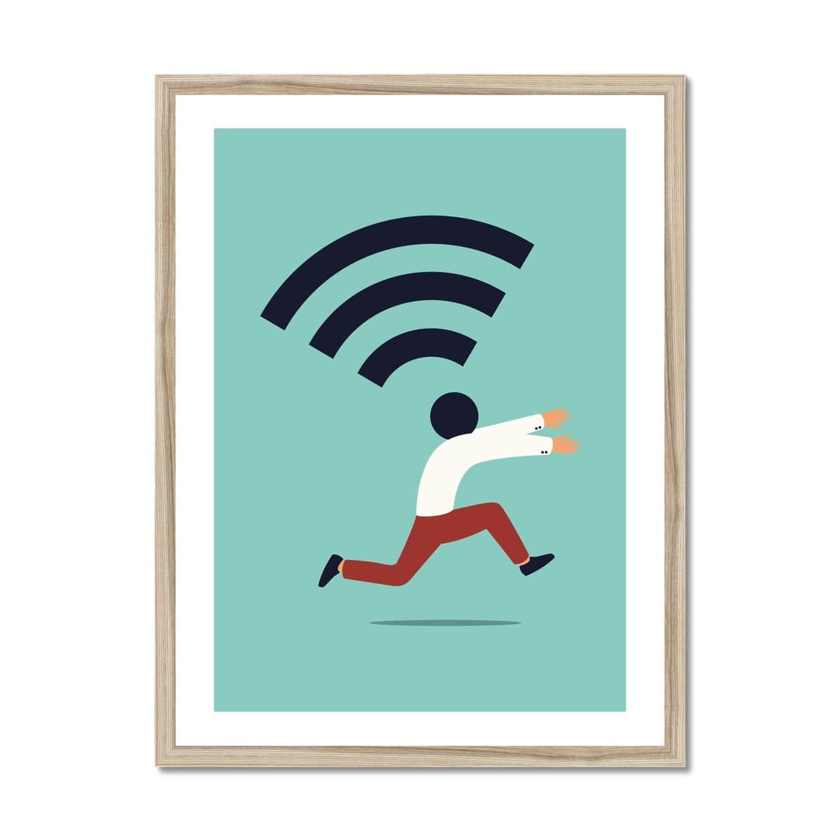 Prodigi Fine art 18"x24" / Natural Frame Francesco Ciccolella | Digital Detox