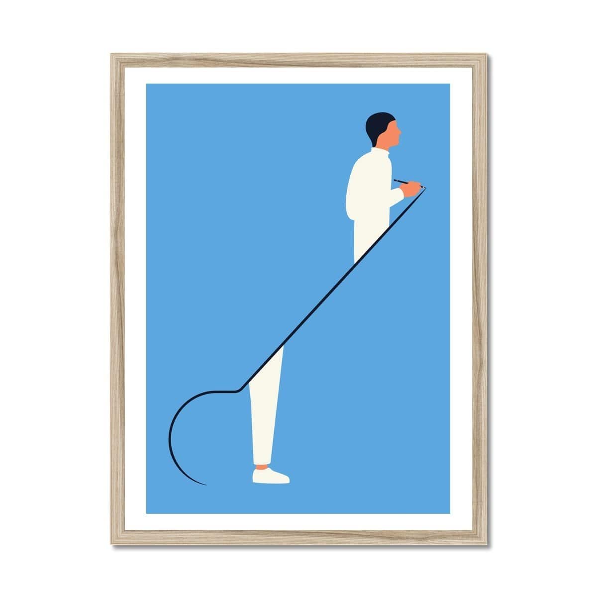 Prodigi Fine art 18"x24" / Natural Frame Francesco Ciccolella | Thinking with the Hands: Number 1