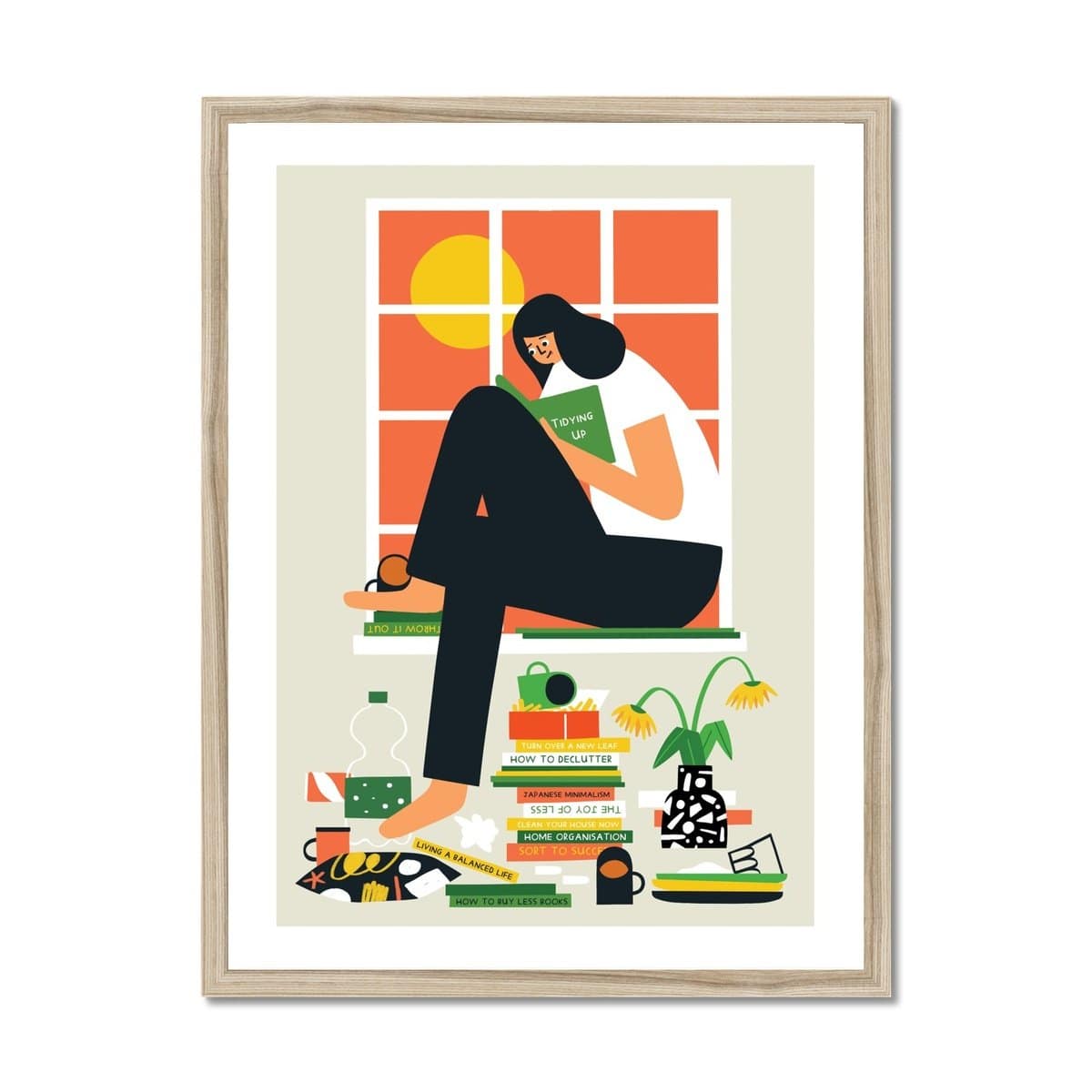 Prodigi Fine art 18"x24" / Natural Frame Fuchsia MacAree | New Leaf