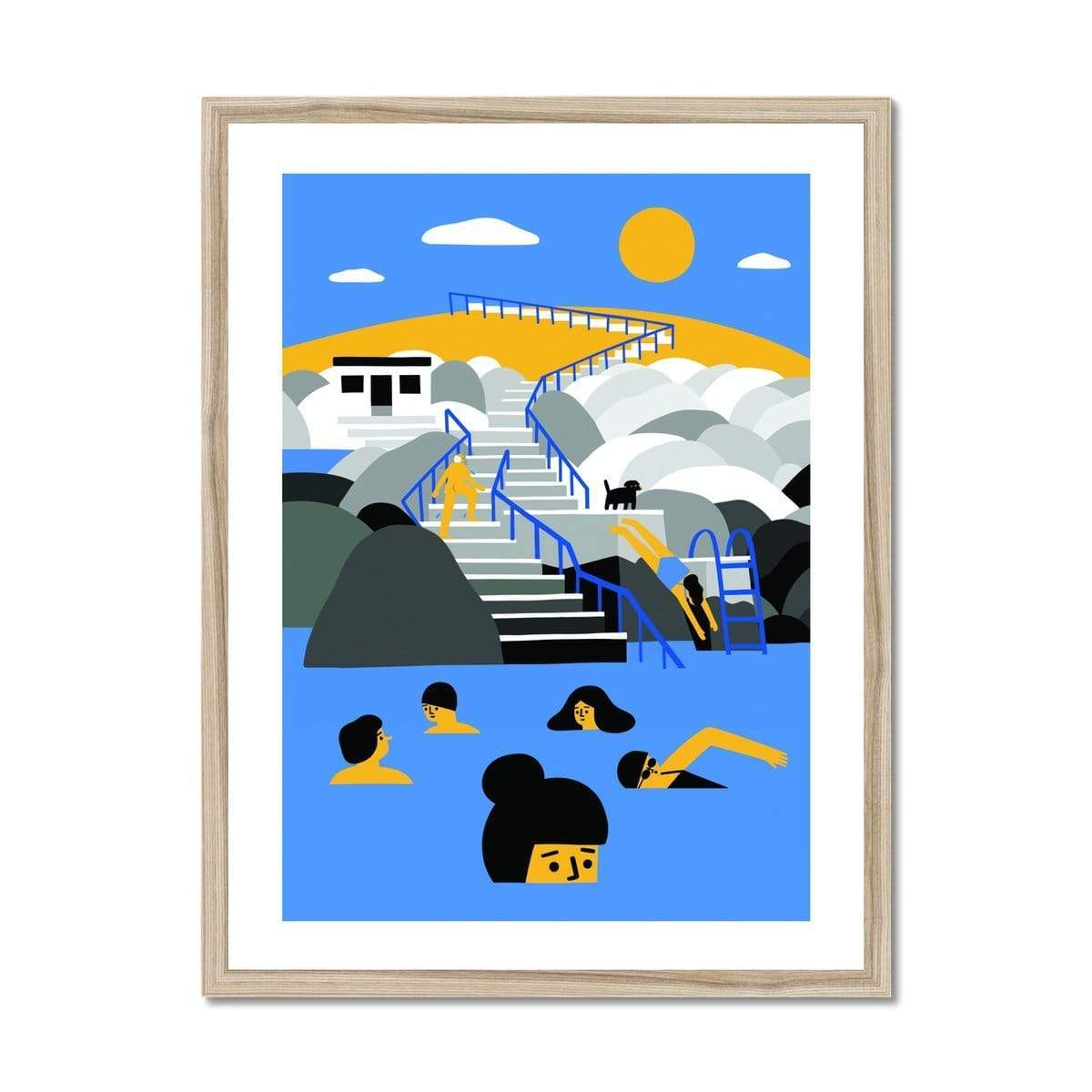 Prodigi Fine art 18"x24" / Natural Frame Fuchsia MacAree | Vico