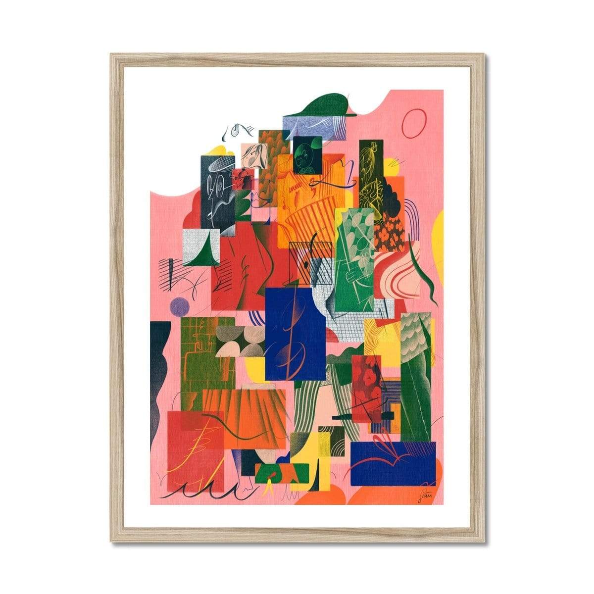 Prodigi Fine art 18"x24" / Natural Frame Gizem Vural | Take a Walk