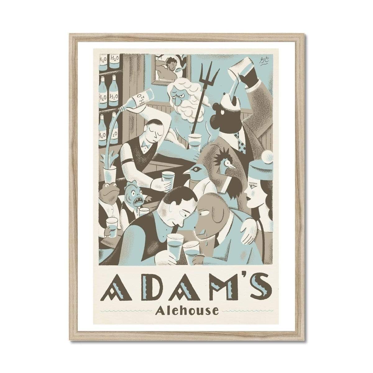 Prodigi Fine art 18"x24" / Natural Frame Greg Clarke | Adam's Ale House