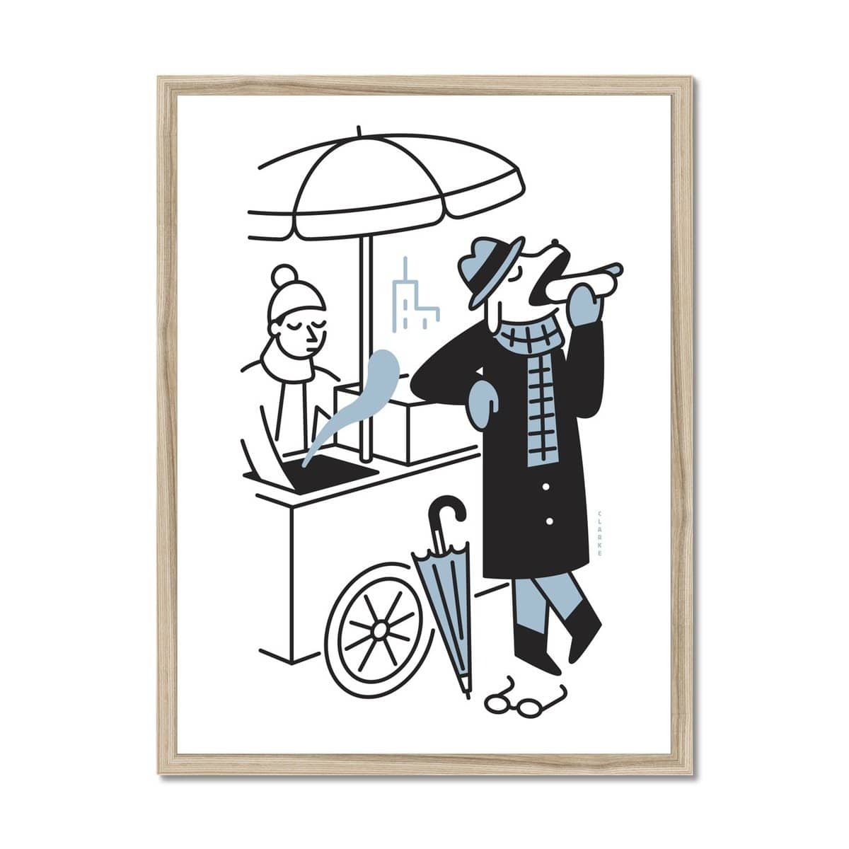 Prodigi Fine art 18"x24" / Natural Frame Greg Clarke | Hot Dog