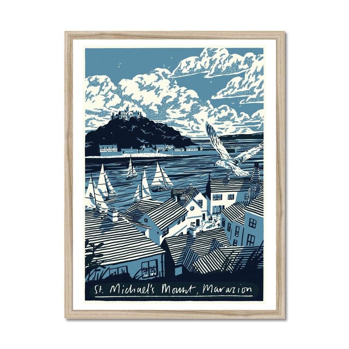 Prodigi Fine art 18"x24" / Natural Frame Harry Tennant | Marazion