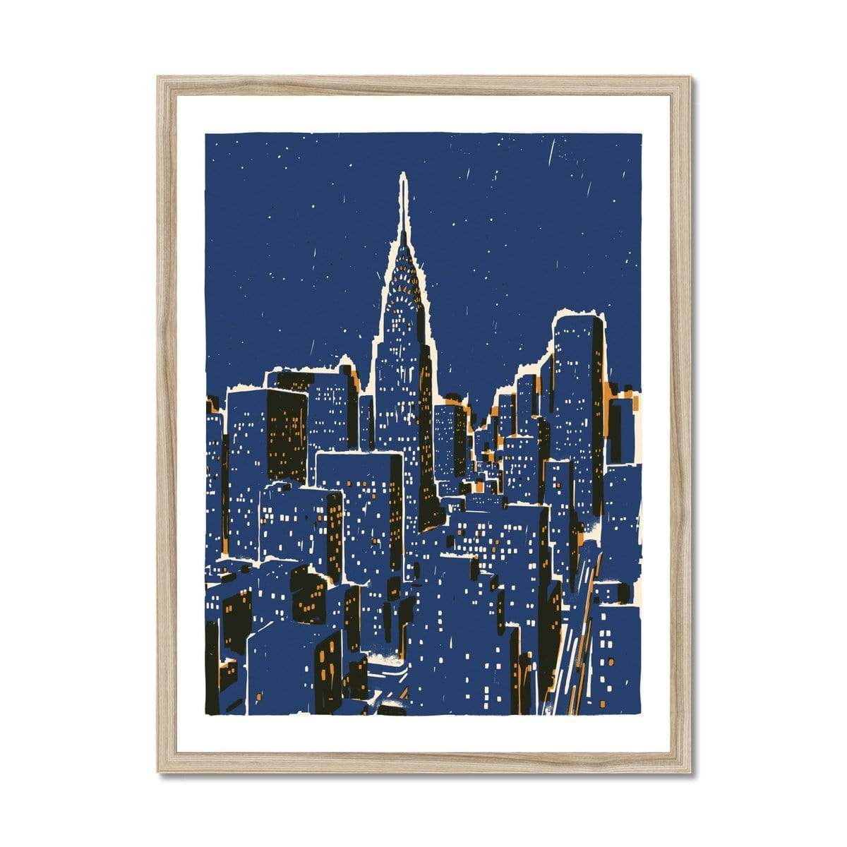 RoomFifty Fine art 18"x24" / Natural Frame Harry Tennant | New York Framed Print