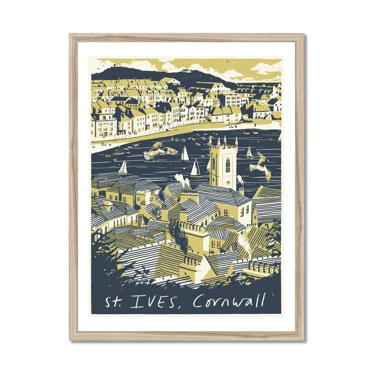 Prodigi Fine art 18"x24" / Natural Frame Harry Tennant | St. Ives