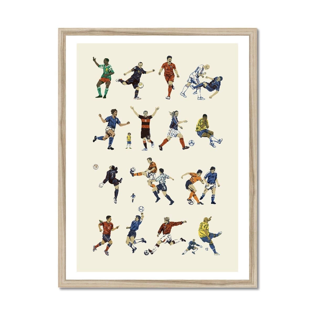 Prodigi Fine art 18"x24" / Natural Frame Harry Tennant | World Cup Moments