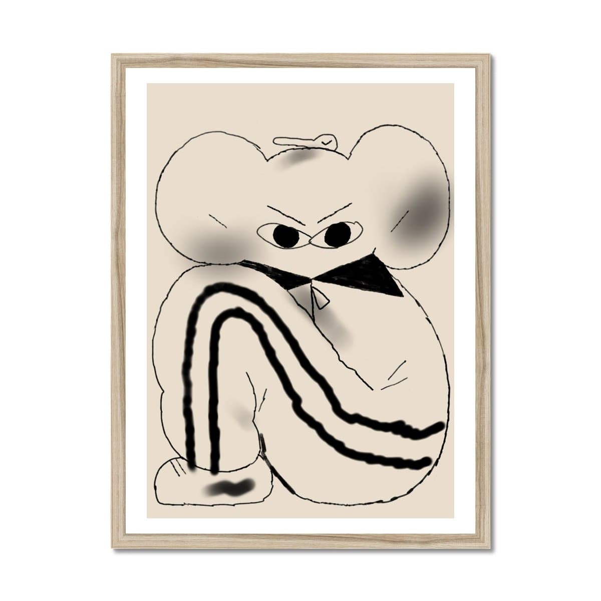 Prodigi Fine art 18"x24" / Natural Frame Helena Covell | Attitude