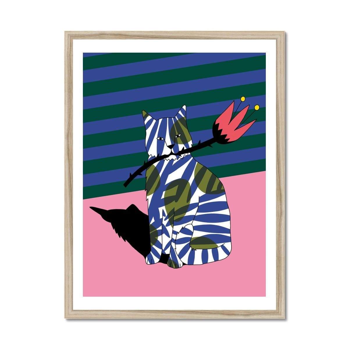 Prodigi Fine art 18"x24" / Natural Frame Jan Buchczik | Cat Date