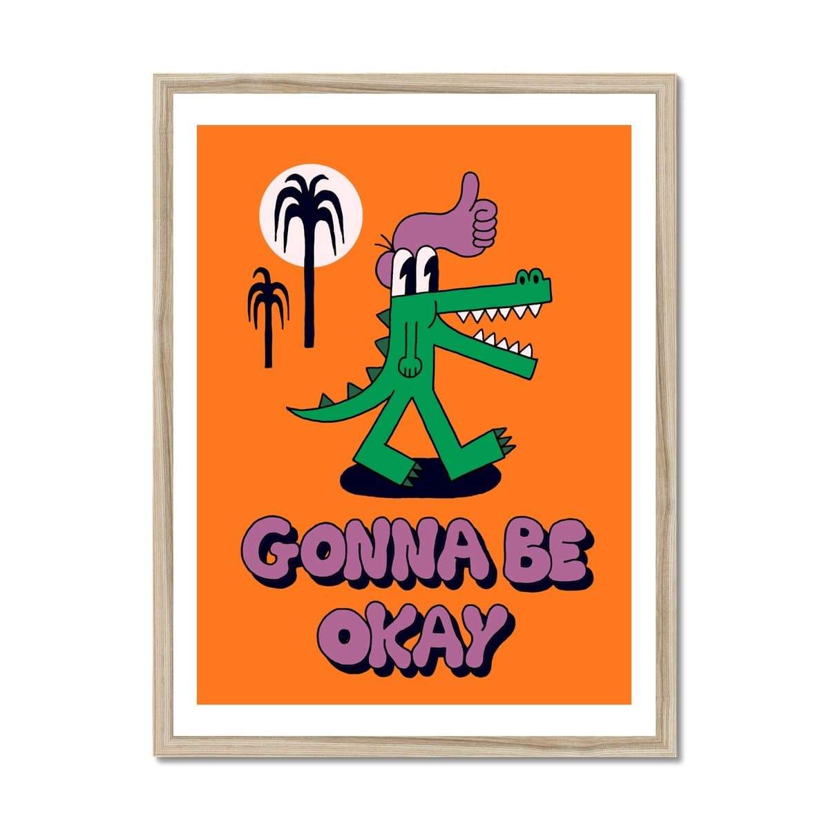 Prodigi Fine art 18"x24" / Natural Frame Jango Jim | Gonna Be OK