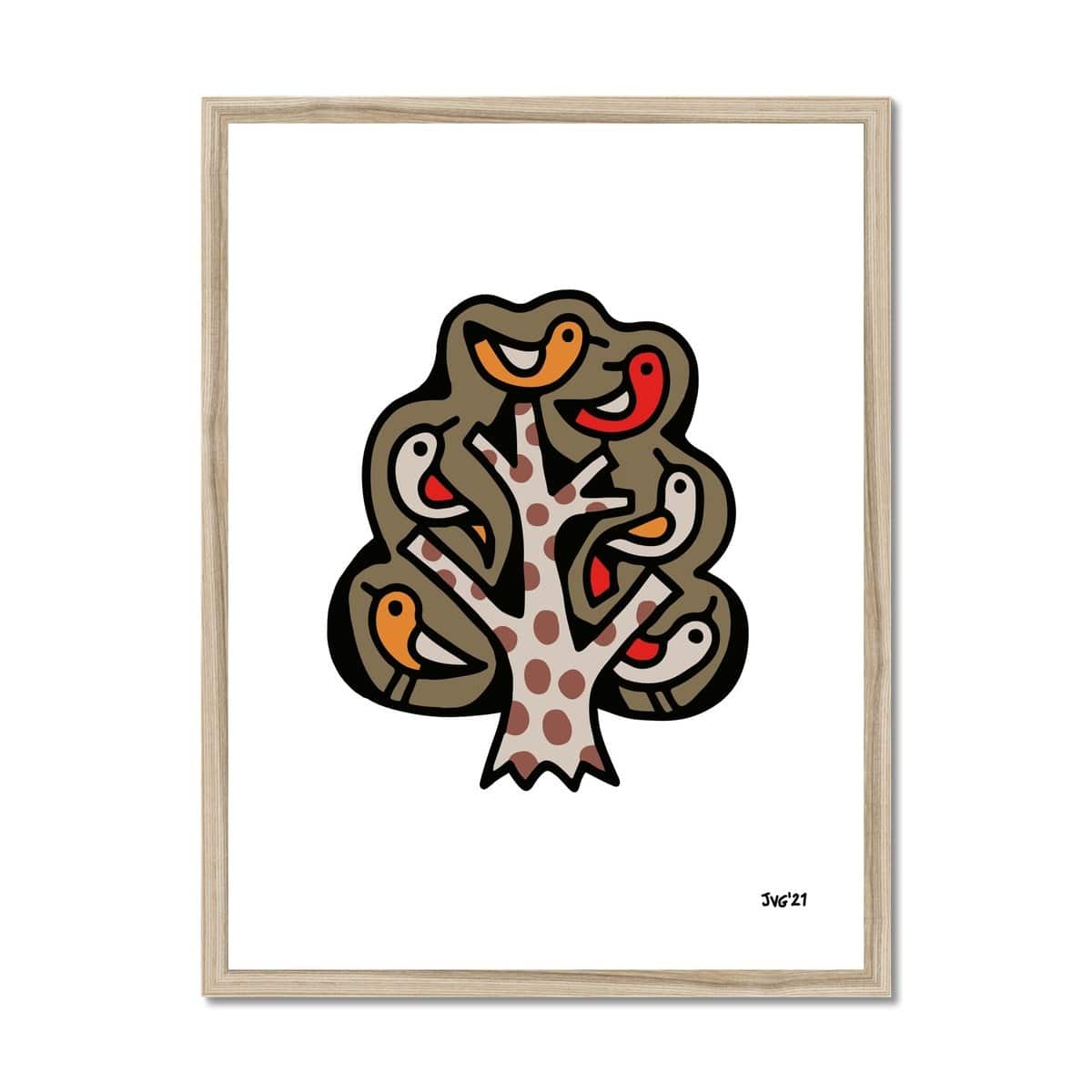 Prodigi Fine art 18"x24" / Natural Frame Jasper Van Gestel | Abundance Framed Print