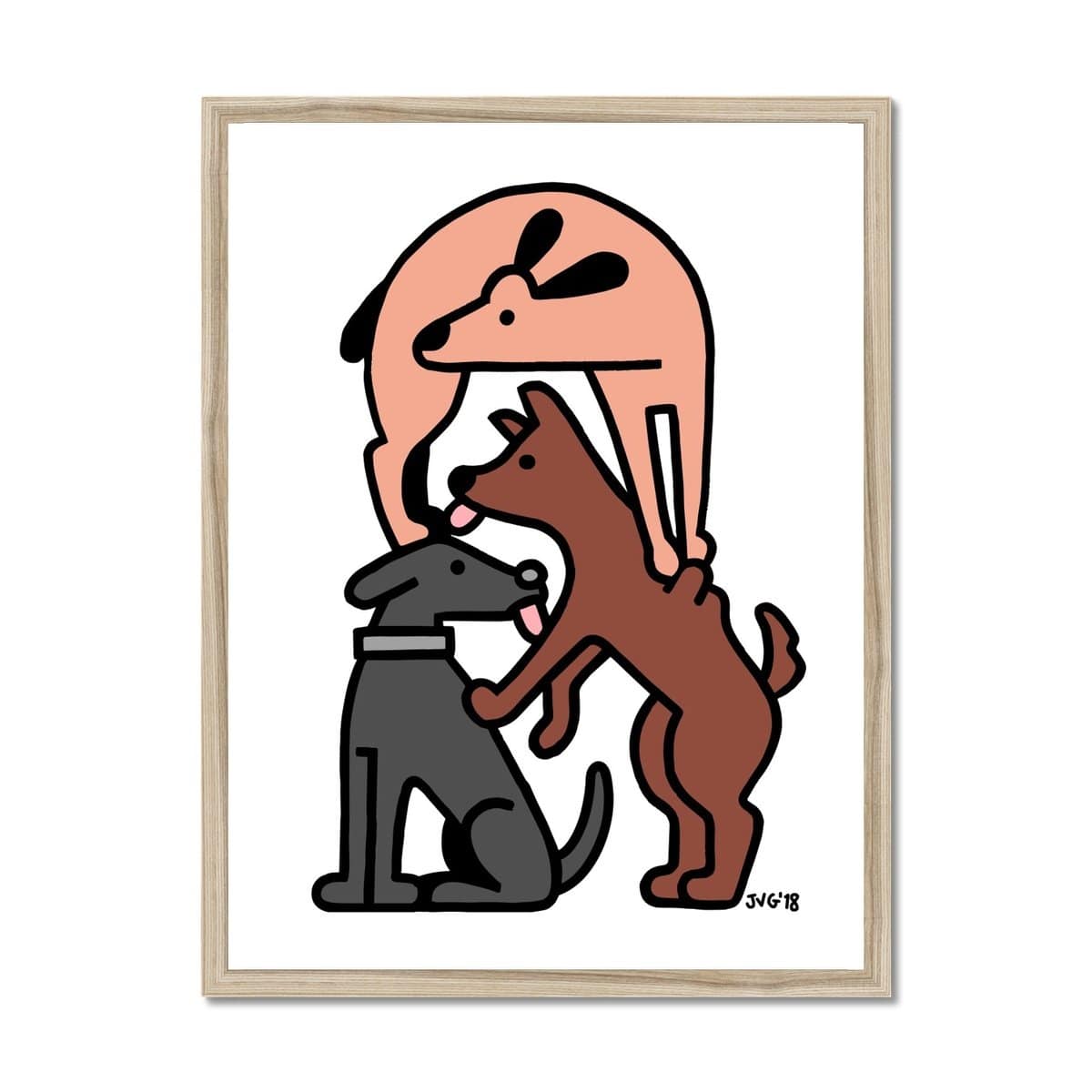 Prodigi Fine art 18"x24" / Natural Frame Jasper Van Gestel | Networking