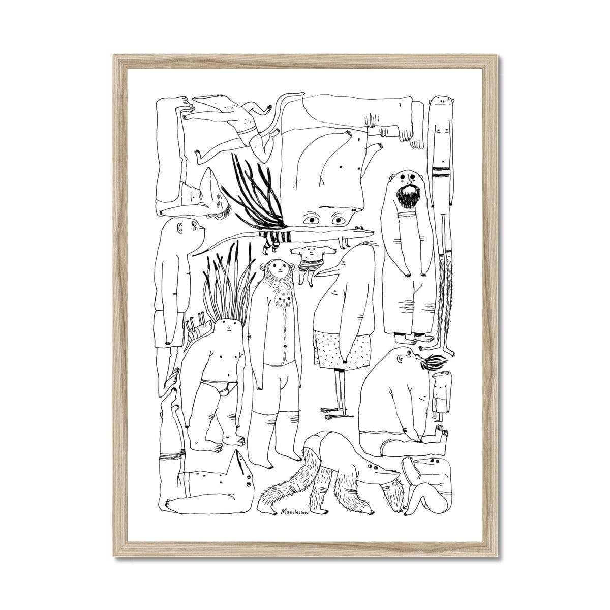 Prodigi Fine art 18"x24" / Natural Frame Katherina Manolessou | Men in Pants Lives