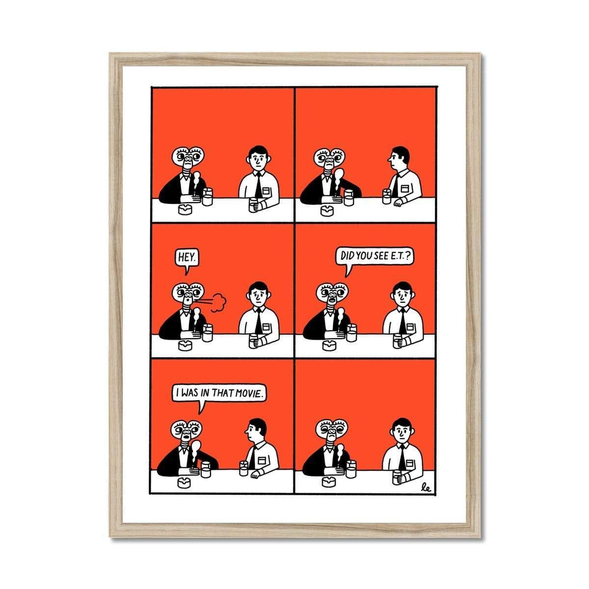 Prodigi Fine art 18"x24" / Natural Frame Leon Edler | E.T.