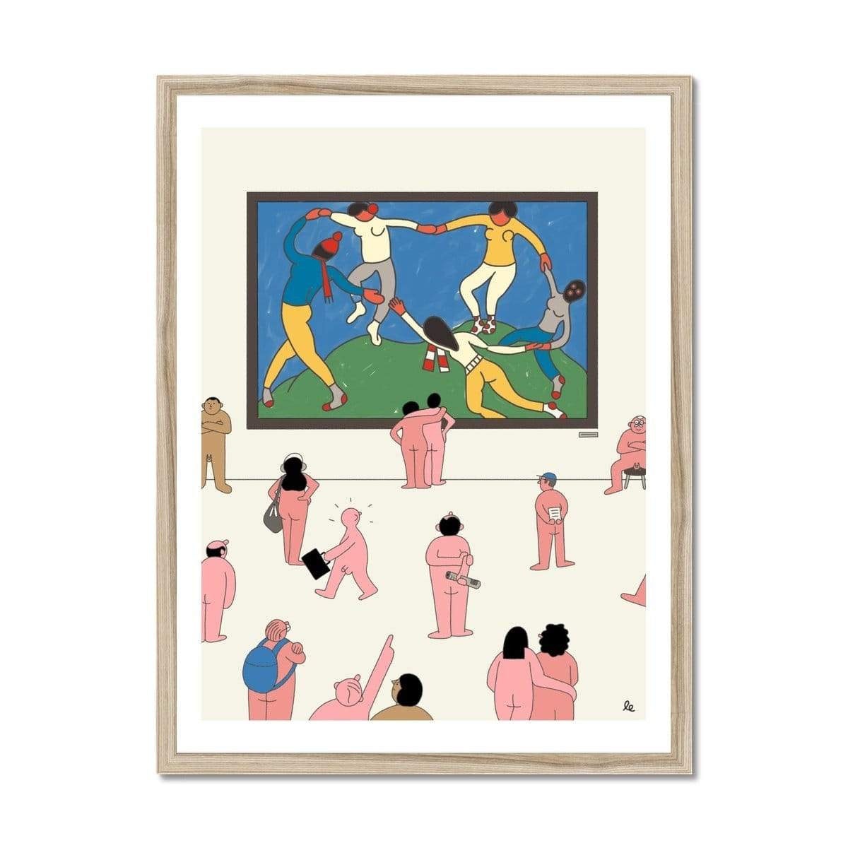 Prodigi Fine art 18"x24" / Natural Frame Leon Edler | Matisse