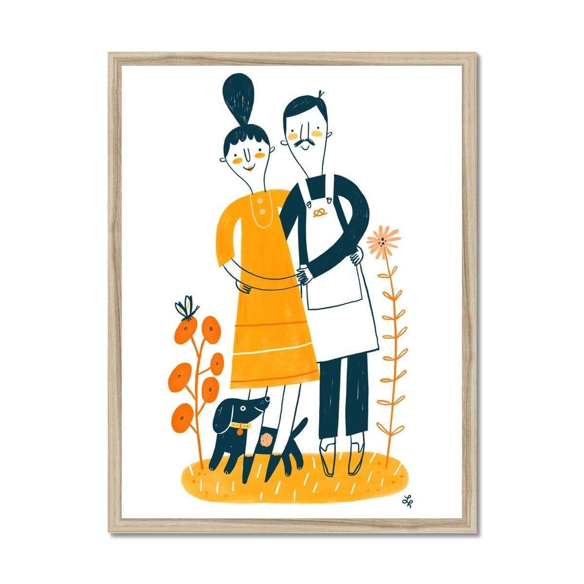 Prodigi Fine art 18"x24" / Natural Frame Linzie Hunter | Pretzels