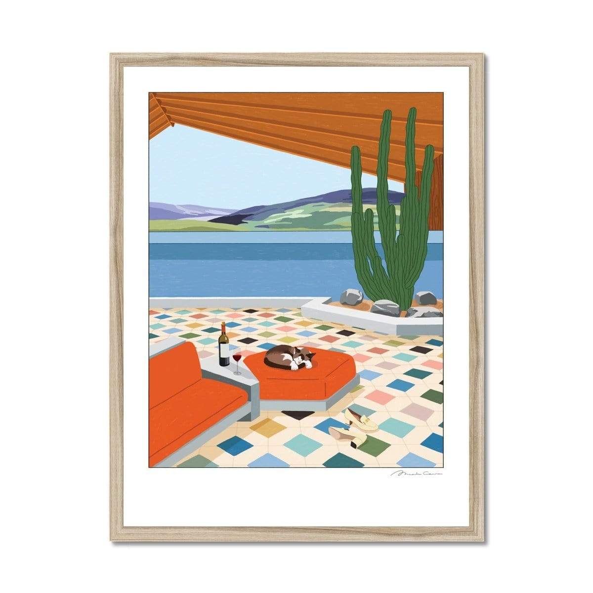 Prodigi Fine art 18"x24" / Natural Frame Maaike Canne | The Valley