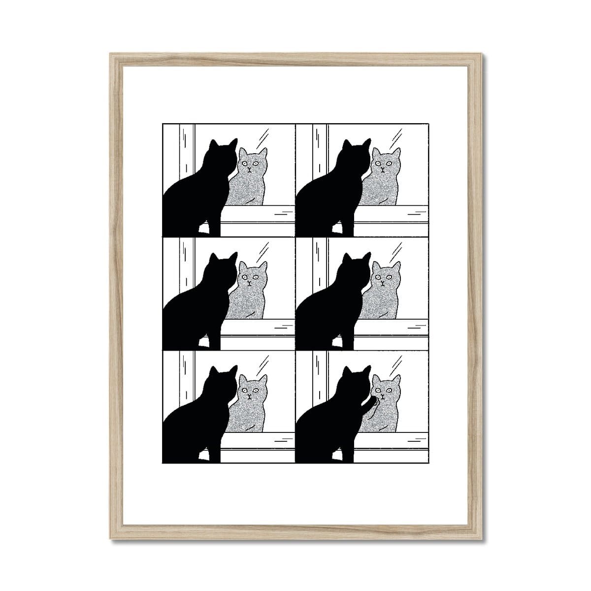 Prodigi Fine art 18"x24" / Natural Frame Nadine Redlich | Cat