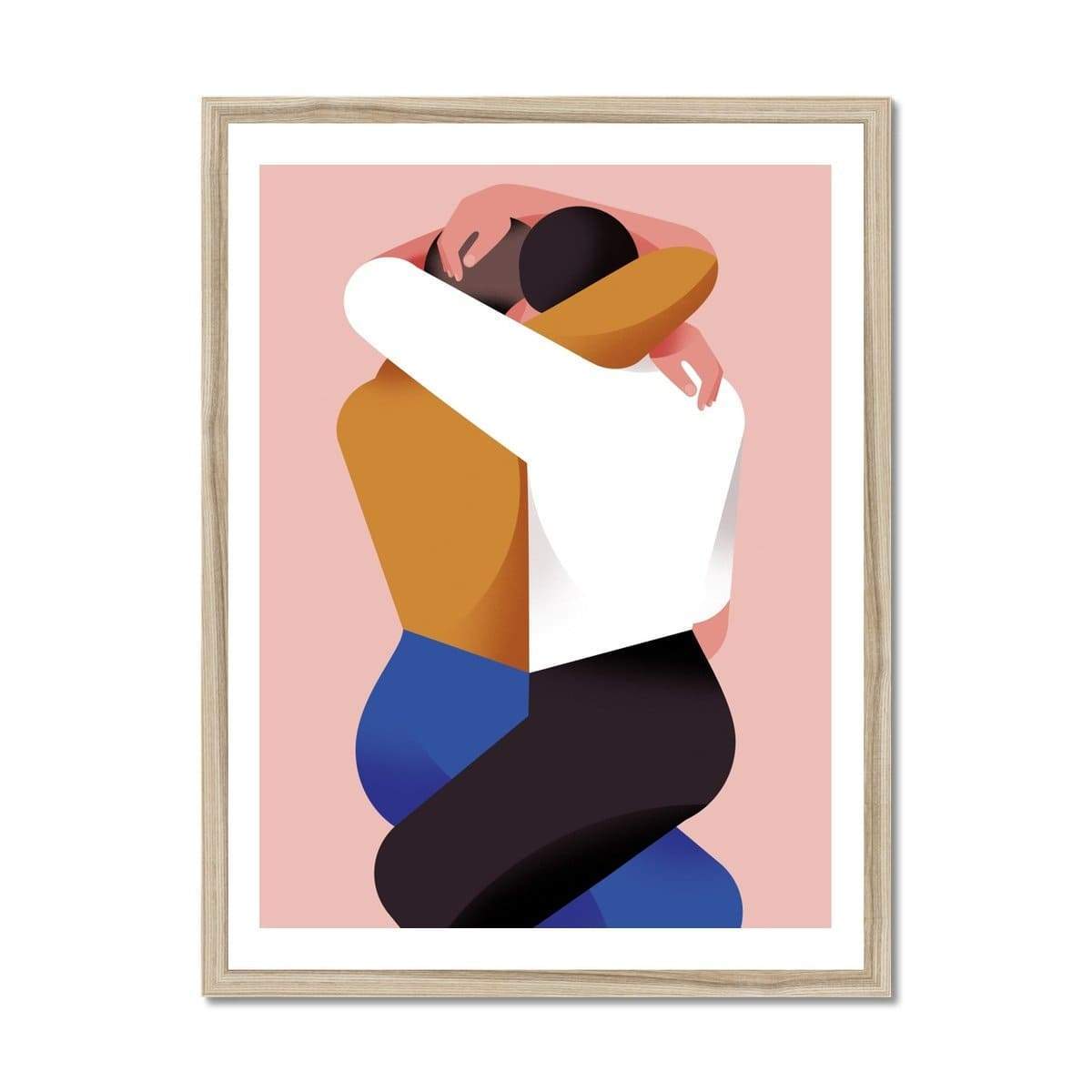 Prodigi Fine art 18"x24" / Natural Frame Nathalie Lees | Couple