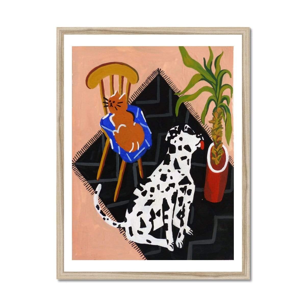 Prodigi Fine art 18"x24" / Natural Frame Rebecca Cottrell | Getting Along Fine