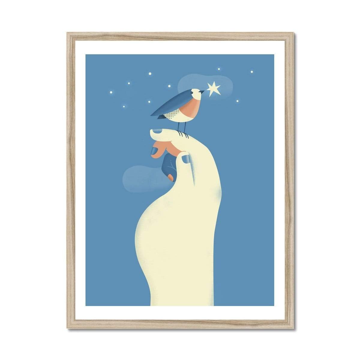 Prodigi Fine art 18"x24" / Natural Frame Roberto Blefari | Hope