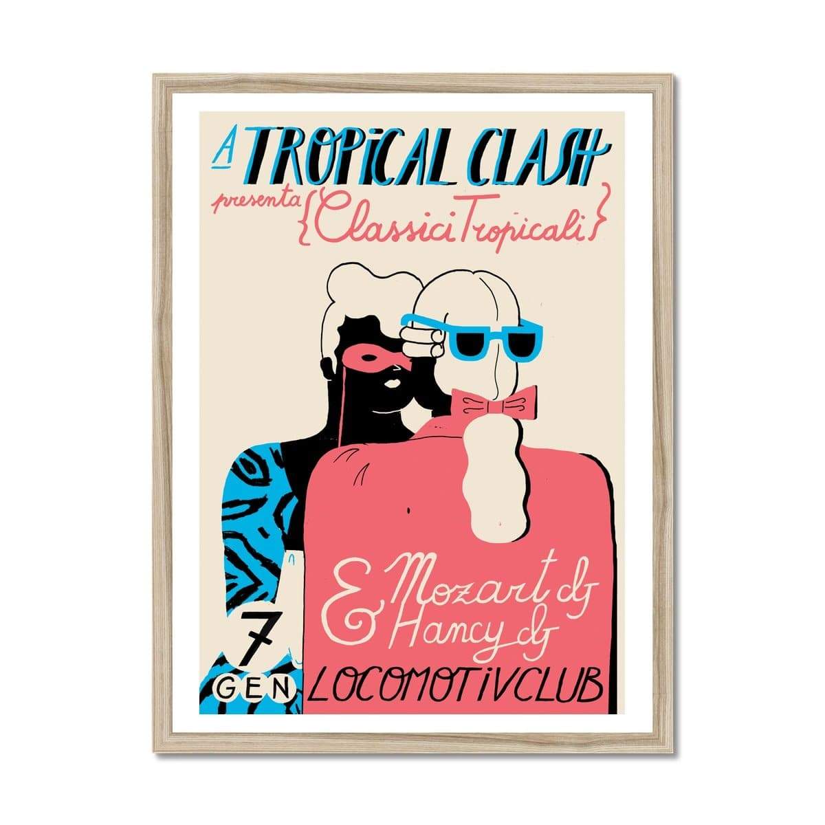 Prodigi Fine art 18"x24" / Natural Frame Sarah Mazzetti | Mozart