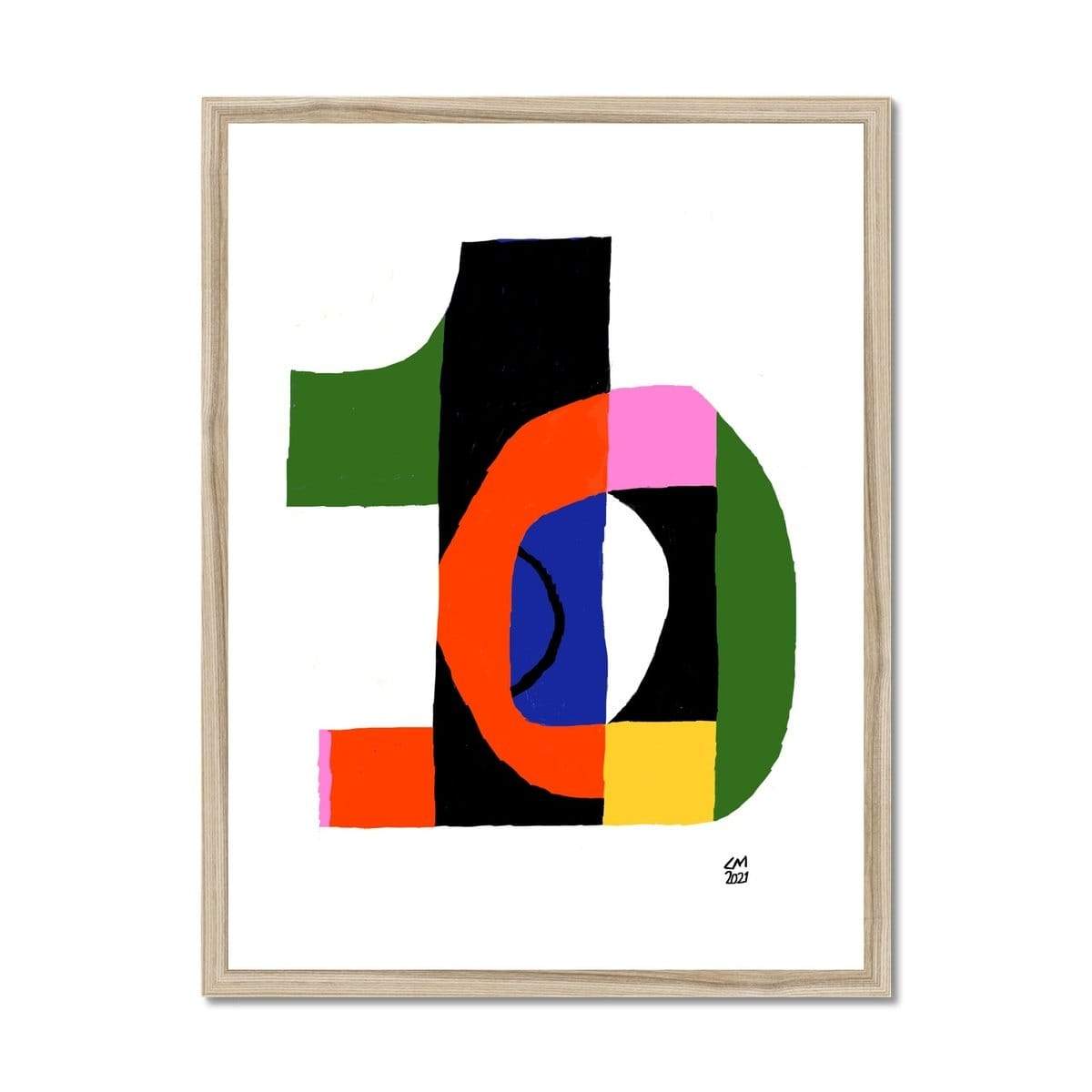 Prodigi Fine art 18"x24" / Natural Frame Sergiy Maidukov Framed Print