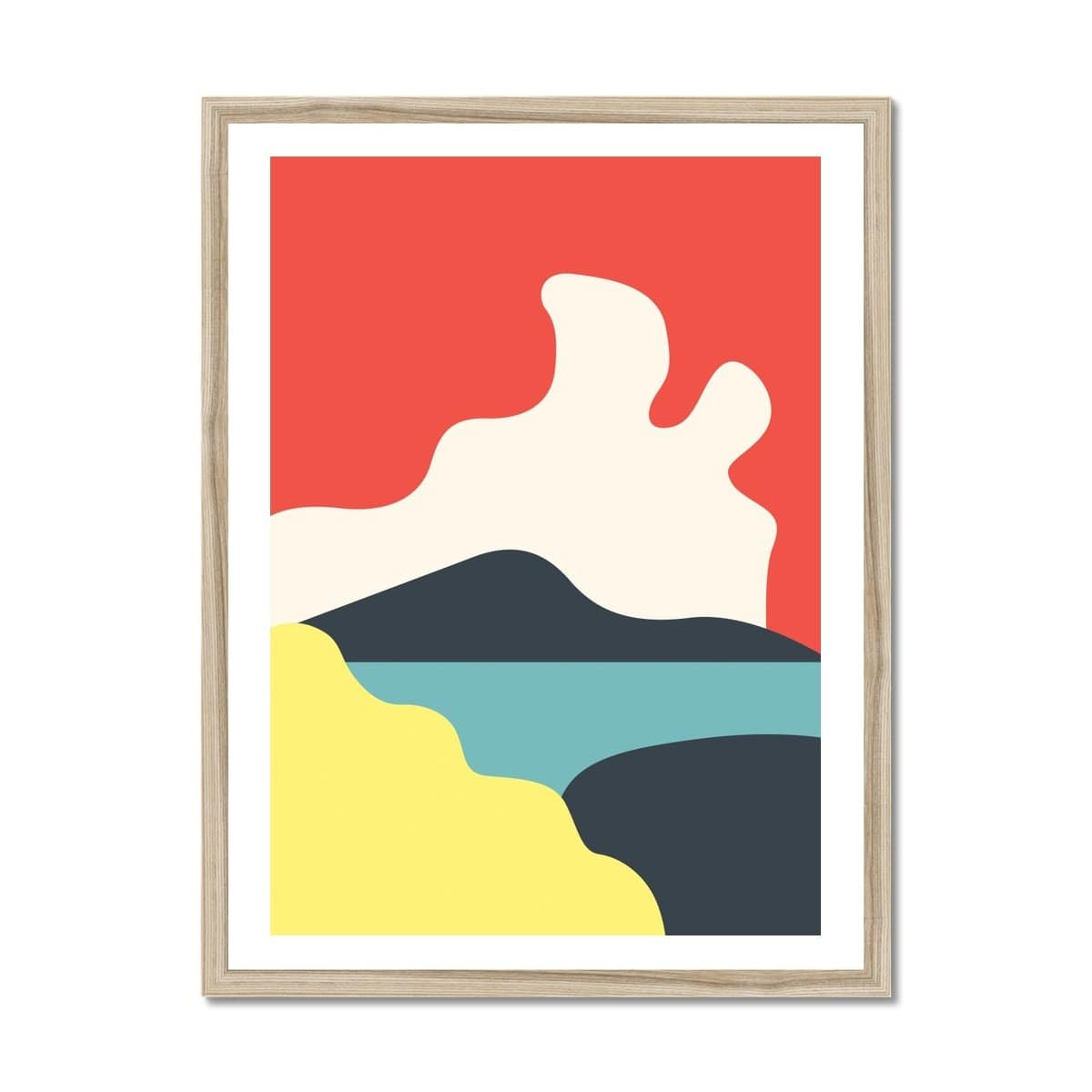 Prodigi Fine art 18"x24" / Natural Frame Sue Doeksen | Scape 01